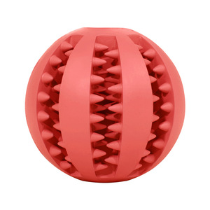 Vente en gros d'accessoires de nettoyage <span class=keywords><strong>pour</strong></span> animaux de compagnie <span class=keywords><strong>ultra</strong></span> indestructibles balle brosse à dents balle de friandises chiens formation de distribution de nourriture jouets à mâcher - Product Image 4