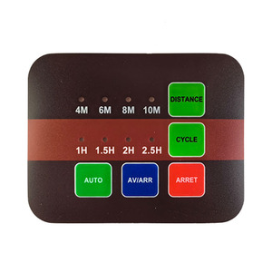 Nhiệt độ cao chống cong vênh <span class=keywords><strong>Silicone</strong></span> nút màng chuyển đổi bảng điều khiển chống tĩnh điện bếp lò bàn phím Bàn phím nhà máy - Product Image 2