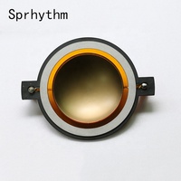 Offre Spéciale – Diaphragme de Haut-Parleur à Bobine Mobile en Titane+PI de 2,95 pouces, Pièce Détachée pour Driver de Compression Haute Fréquence Certifié RoHS 6-10