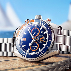 Reloj mecánico automático de buceo para hombre, pulsera de buceo de acero inoxidable con logotipo personalizado, alta cantidad, bajo pedido de cantidad, 30ATM, nh35, a la venta - Product Image 1