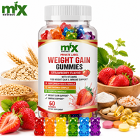 Gummies de Prise de Poids Saveur Fraise Marque Blanche avec Vitamines – Complément Quotidien pour le Soutien Nutritionnel et Immunitaire