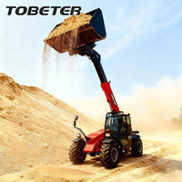 Chargeur télescopique 3,5 tonnes 3500 kg avec fourche à palettes, hauteur de levage 7 m, diesel, 4 roues motrices, certifié CE, Euro 5 pour utilisation agricole