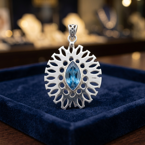 Pendentif Serpent en Tanzanite Argentée, Bijou de Luxe pour Femme, Haute Qualité, Unique, Classique, pour Fête, Pierre de Naissance, Prix de Gros - Product Image 2