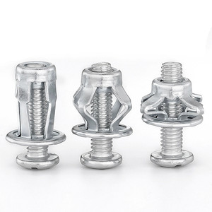 Tuercas de Pétalo de Alta Calidad SS304/316 Zincadas M4 M5 M6, Tuercas Metálicas en Forma de Pétalo con <span class=keywords><strong>Tornillos</strong></span> de Expansión - Product Image 4