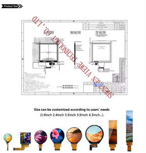 4.0 inç 480x480 3 tel SPI + 16 bit RGB arayüzü kapasitif dokunmatik IPS TFT kare LCD ekran modülü - Product Image 5
