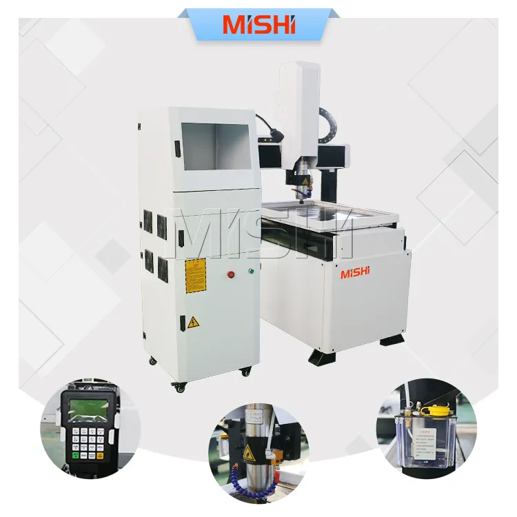 Mishi 2023 Mini Hout Metaal Cnc Machine 2 * 2ft Cnc Metalen Router 6090 Cnc Freesmachine Voor Metaal