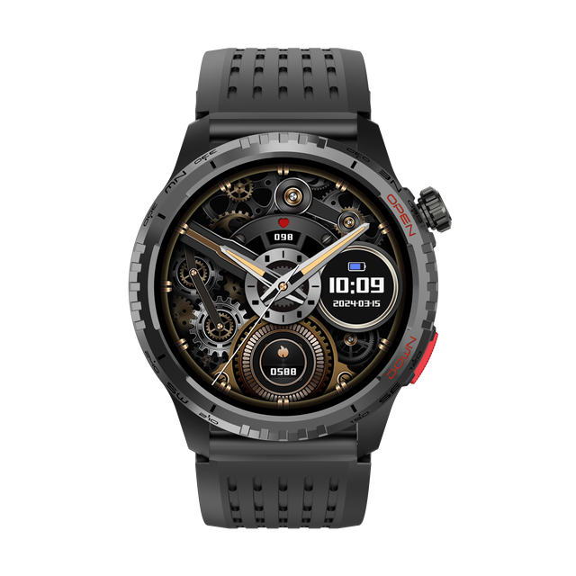 Hot Selling Custom Logo Sports Android Ios Smart Watch Round Screen GPS Fitness Heart Rate Waterproof Fitness for Men