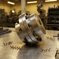 Accouplement flexible en acier JUDE 1080 G20, alésage 30 mm, pour machines de construction, ateliers d'impression, pièces de transmission de remplacement OEM