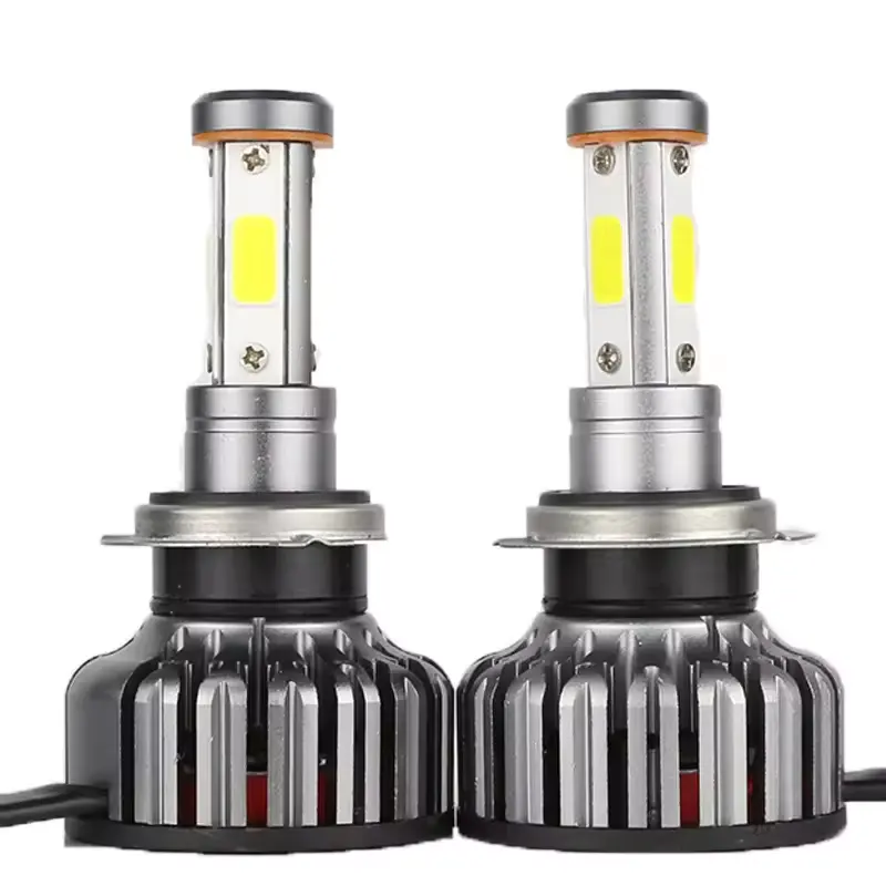 スーパーブルズ卸売4面H4Ledヘッドライト全モデル照明システムヘッドライト電球ハイロービームカーレーザーランプ