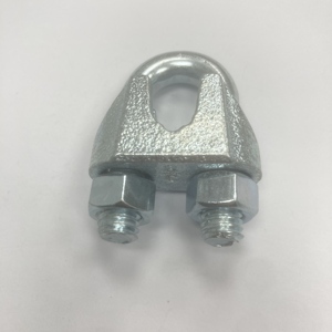 スリング用リギングワイヤーロープクリップ亜鉛メッキナット鋼付き米国型 - Product Image 5