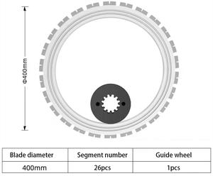 300mm 400mm 500mm 600mm Tiecheng Scie à anneau Machine Diamant Lame de scie circulaire - Product Image 4
