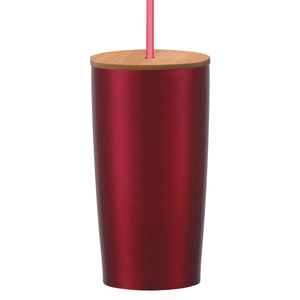 Hot Sales Customized Logo 20oz Double Wall Stainless Steel Vacuum <b>Flask</b> Tumbler Bamboo Lid Wholesale Promotion Insulated Thermos - Product Image 4