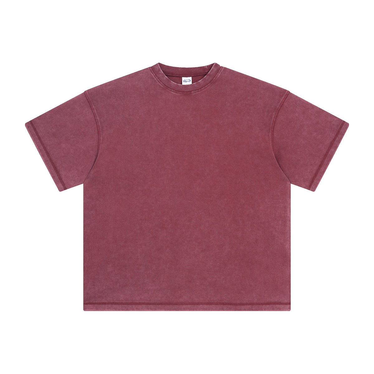 Manches courtes-Batik rouge foncé