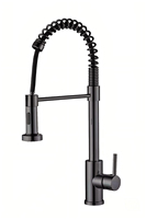 Robinet moderne de luxe à poignée unique avec cartouche céramique en acier inoxydable chromé pour salle de bain et cuisine d'hôtel