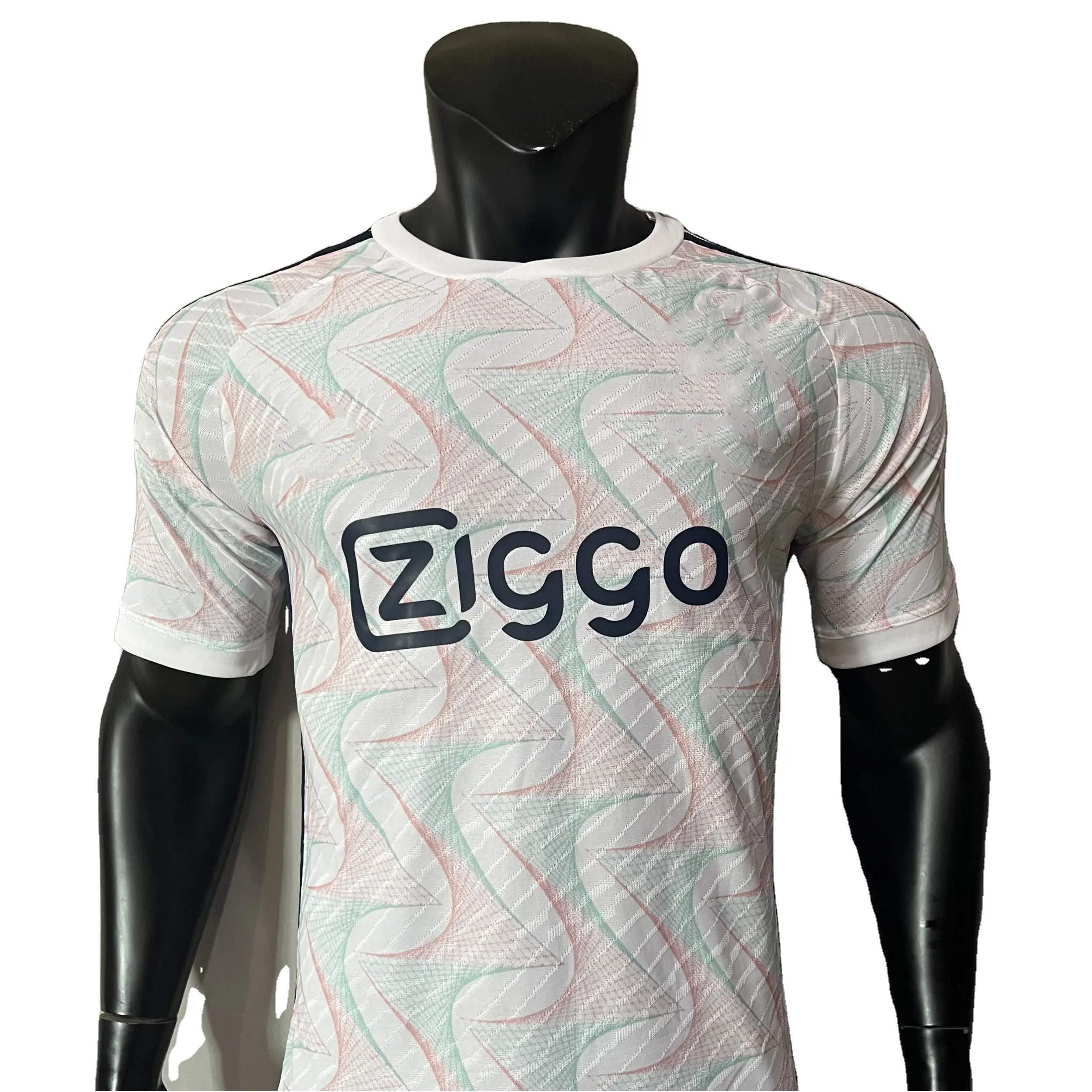 23 24 Nederland Amsterdam Weg Witte Voetbal Jersey Sportkleding Heren Club Trainingspak Voetbal Jersey