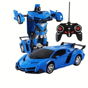 Voiture RC 2-en-1 transformable 2.4G pour drift et cascades, modèle de véhicule sportif robot télécommandé pour enfants (intérieur/extérieur) - Product Image 1