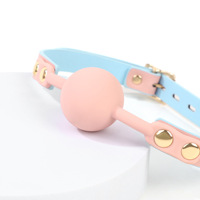 Jouets érotiques SM, ensemble de jouets sexuels en cuir PU Macaron pour femmes, entraînement de bondage, menottes, bouchons buccaux, pour adultes