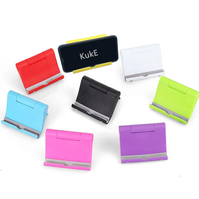 Cheap Price Desktop Stand Universal Foldable Mobile Phone Tablet Holder Portable Lazy Cellphone Universal Plastic Holder