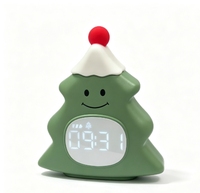 Réveil Lampe Arbre de Noël - Veilleuse USB Rechargeable Créative pour Chambre à Coucher, Cadeau Idéal pour Enfants