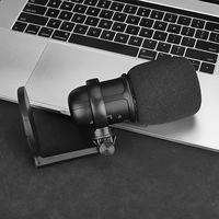 Housse de microphone en mousse compatible avec HyperX SoloCast et SoloCast 2, pare-vent en mousse pour micro