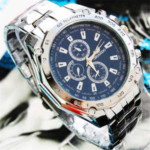 <span class=keywords><strong>Reloj</strong></span> <span class=keywords><strong>ORLANDO</strong></span> 026, <span class=keywords><strong>Reloj</strong></span> Deportivo de Moda para Hombre, Esfera Azul, Cuarzo, Acero Inoxidable, <span class=keywords><strong>Reloj</strong></span> Electrónico para Hombre - Product Image 1