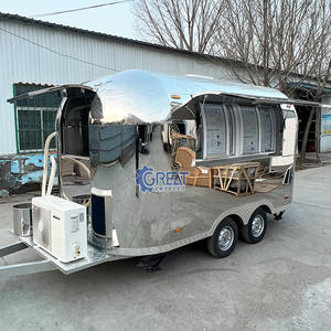 Caravane de restauration rapide, cuisine complète, conteneur mobile-bar, restaurant extérieur sur roues, camion de crème glacée, camion de hot-dogs, camion de snacks - Product Image 2