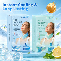 Patchs rafraîchissants instantanés pour le cou, infusés au menthol, autocollants hydrogel jetables, extra grands, soulagement thermique pour le camping, la randonnée et les sports