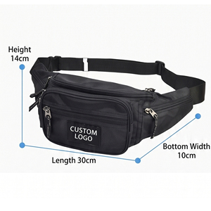 Riñonera Impermeable Ligera con Logotipo Personalizado OEM ODM, Bolsa de Cintura de Gran Capacidad, Bolsa Bandolera para Deportes al Aire Libre y Viajes - Product Image 1
