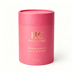 Luxury Gold Foil Custom Rigid Cardboard <b>Round</b> Cylinder <b>Box</b> for Skincare Cosmetic Beauty Packaging Custom Logo OEM Factory - Product Image 6