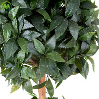 Tanaman Buatan Boxwood Topiary Perlengkapan Taman Pohon Bay Laurel Tanaman Hias Pohon Buatan Pohon Bola Hijau