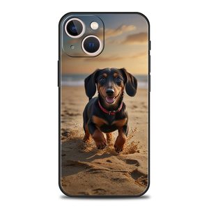 Dachshund เคสโทรศัพท์พิมพ์ลายสัตว์น่ารักสำหรับสุนัขรูปสัตว์ UV สำหรับ <span class=keywords><strong>iPhone</strong></span> 16 13 15 14 12 <span class=keywords><strong>11</strong></span> <span class=keywords><strong>Pro</strong></span> <span class=keywords><strong>Max</strong></span> PLUS เคสซิลิโคนเนื้อนิ่ม - Product Image 5