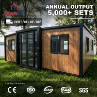 Casas Contenedor Móviles Portátiles Personalizadas de 2 Dormitorios para Croacia, Casas Contenedor Expandibles de 20 y 40 Pies