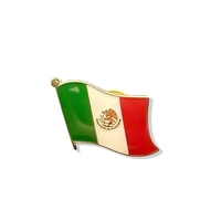 Personnalisé mexicain métal émail Cowboy Baseball chapeau PinCap Clip broche Cowboy mexicain chapeau émail broche elfe breloques drapeau chapeau insigne