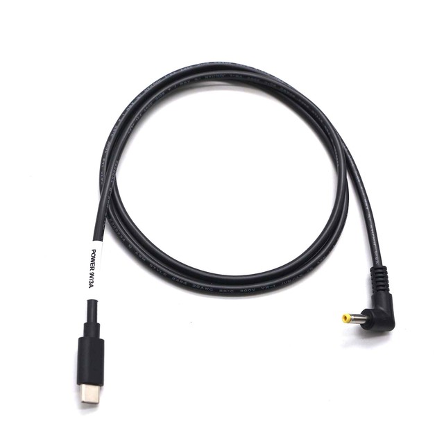 UFriend 5A 60W Pure Copper PD Charge Cable Type C Male to DC Angled Male High-Speed Charging 1M/1.5M/2M CE FCC ROHS Certified