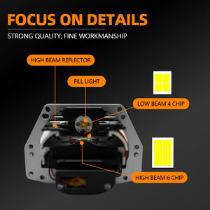 Xiaomi miaoheng M6PRO — lentille de projecteur Laser <span class=keywords><strong>2022</strong></span> Bi Led, qualité supérieure - Product Image 2