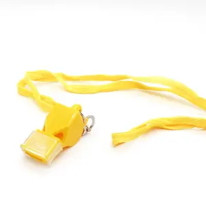 Plastic Football Soccer Sports Classic Whistle Fox Referee Emergency Exhaust Whistles With Lanyard