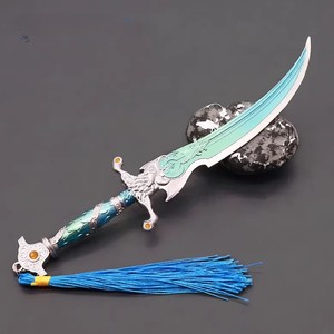 <span class=keywords><strong>Precio</strong></span> bajo, venta al por mayor, modelo de <span class=keywords><strong>arma</strong></span> de Metal Residual Xiao 22cm, juguetes para niños, artesanía de espada, decoración de calidad para el hogar - Product Image 6