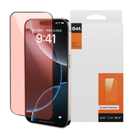 Protection des yeux clair 9H pleine colle bord de soie verre trempé lumière rouge protecteur d'écran Film filtre pour IPhone 16 17 Pro Max Plus