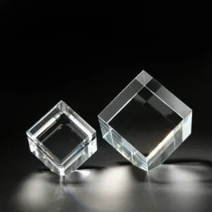 High Quality Wholesale Ornament Base Customized Size Blank Crystal Block Cube