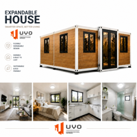 Maison conteneur extensible UVO 20FT : Appartement modulaire préfabriqué |   Mini-maison à louer à haut rendement pour jardin australien