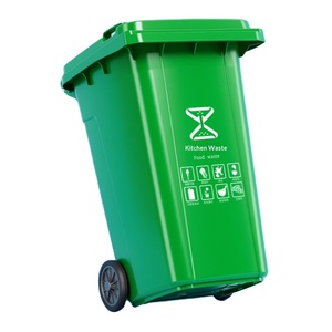 Contenedor de <span class=keywords><strong>Basura</strong></span> <span class=keywords><strong>con</strong></span> Ruedas de HDPE de Alta Resistencia, Contenedor de Residuos Comercial para Exteriores, Bote de <span class=keywords><strong>Basura</strong></span> <span class=keywords><strong>con</strong></span> <span class=keywords><strong>Pedal</strong></span> para Uso Municipal - Product Image 3
