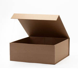 बड़े वर्ग में क्राफ्ट पेपर गत्ता कठोर जूता पैकेजिंग बॉक्स थोक - Product Image 5