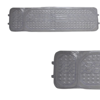 Vente en gros de coussinets universels pour pieds de voiture, ensembles complets, tapis de sol imperméable et antidérapant en PVC, coussinets éblouissants pour pieds