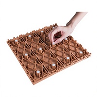 Revêtement de sol en PVC de haute qualité, imitation bois écologique, vinyle pour jardin, terrasse, balcon, vente en gros d'usine