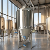 Fermenteur conique de 200 L en acier inoxydable, réservoir de fermentation sous pression pour brasserie artisanale