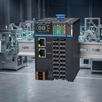 Controlador de Movimiento PLC de Alta Precisión EtherCAT de 16 Ejes Personalizable, Controlador Lógico para Máquina de Recoger y Colocar