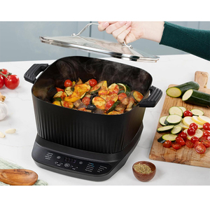 Multicuiseur numérique portable de 7.5 litres 9-en-1 préréglages programmables Palette automatique Agitation Écrasement <span class=keywords><strong>Sauter</strong></span> Mijoter les aliments - Product Image 4