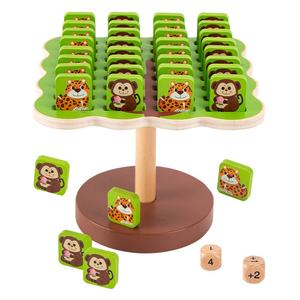 Árbol de Equilibrio de Animales, Juguetes Educativos de Madera para Niños, Apilamiento Musical, Práctica de Escritorio, Juego Interactivo para Padres e Hijos - Product Image 6