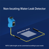 Détecteur de niveau de liquide à alarme à distance YC, capteur de niveau d'eau, pince de rail, coque, sortie RS485 pour salle informatique, débordement par immersion