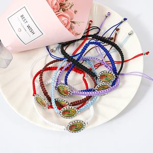 Pulsera Roja Ajustable de la Virgen María, Nuestra Señora de Guadalupe, con Corazón, para Protección y Buena Suerte - Product Image 6